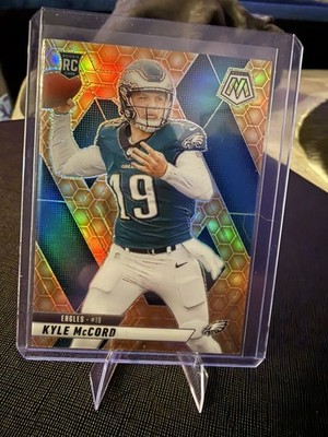 2025 Panini Mosaic - Kyle McCord Honeycomb Rookie Card #352 Philadelphia Eagles