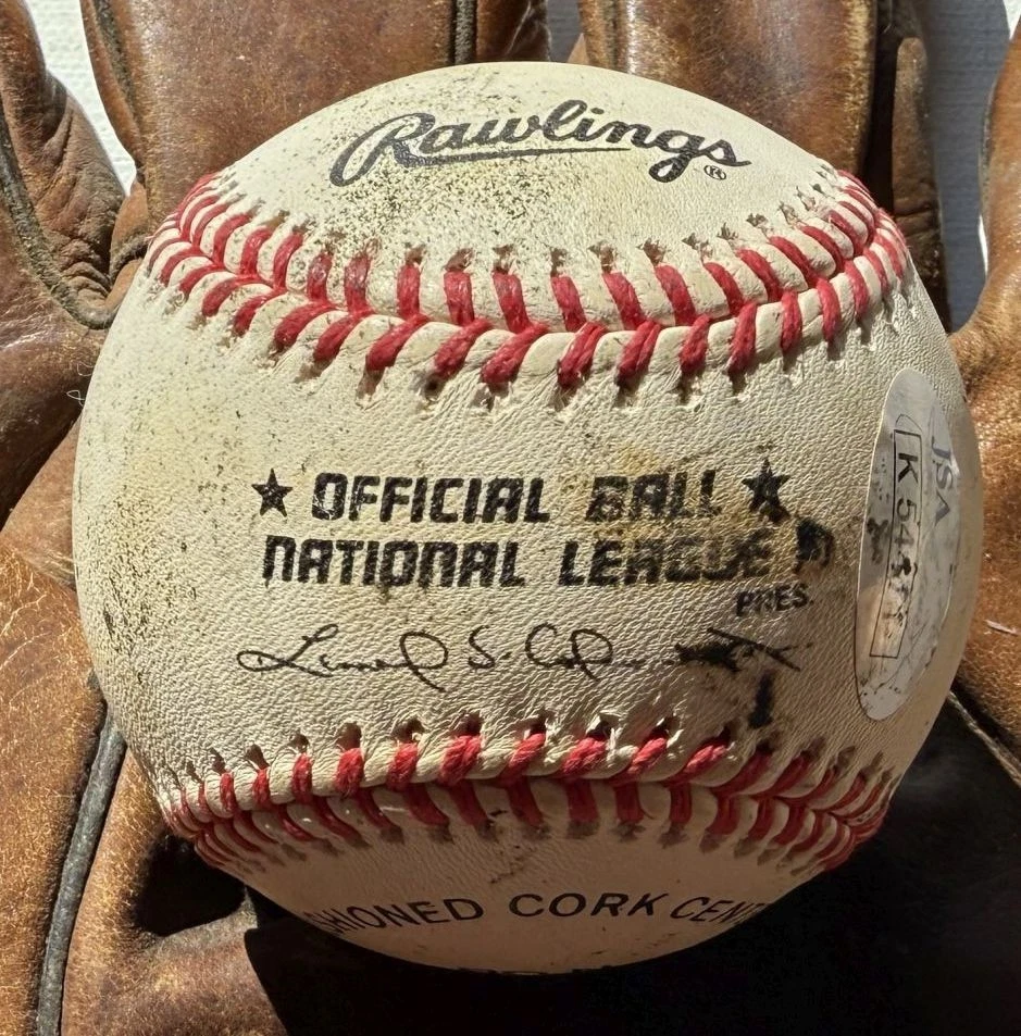 Al Dark (m. 2014) Firmado Autografiado Oficial Liga Nacional (ONL) Béisbol JSA Foto 2 de 3