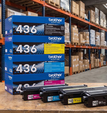 Brother TN436 Toner 4-Pack  Black, Cyan, Magenta, Yellow  MFC-L8900 HL-L8360