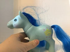 Vintage Fakie My Little Pony Blue W/Crown