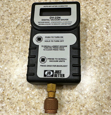 Jb Industries Dv-22n Digital Vacuum Gauge Micron Units Blackgray 2013 Preowned