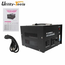 1PC 2000W 110v - 220v/220v - 110v Step Up / Down Voltage Converter Transformer