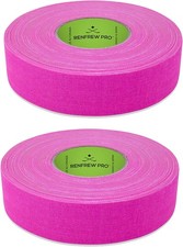 Renfrew Scapa Cloth Hockey Tape 2-Pack, 24mm x 25m x 25m, Bright Pink