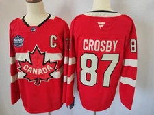 Sidney Crosby #87 Four Nations Canada Jersey (Mens: S - 3XL & Youth: S/M-L/XL)