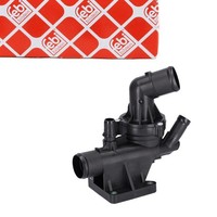 febi ThermostatgehäUse FüR Opel Vivaro B Renault Megane 4 Espace 5 1.6 Dci