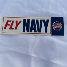 Vintage Fly Navy Sticker Decal Racing Original Old Stock Vintage Fly Navy Sticker Decal Racing Original Old Stock