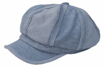 Cool4 XXL Patchwork Frottee Ballonmütze Hellgrau Creme Bakerboy Cap SBB04