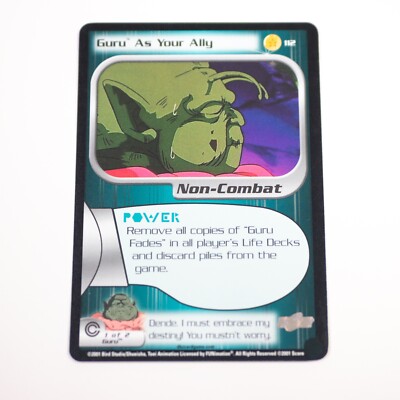 2001 Score Unlimited Dragon Ball Z DBZ CCG TCG Guru As Your Ally #112