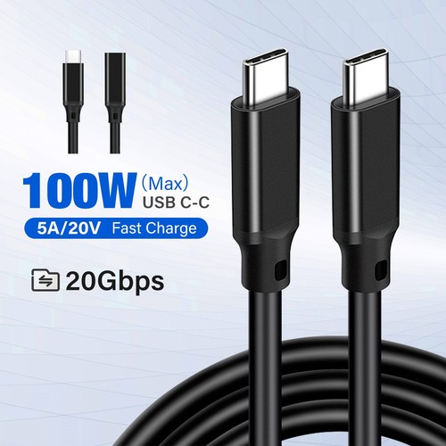 100W USB C Type-C USB 3.2 Data Charger Cable Fast Charging 5m E-Marker 4K 20Gbps - 第 1/18 張圖片