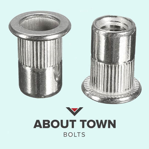RIVNUTS M3 M4 M5 M6 M8 M10 M12 STEEL RIVNUTS BLIND NUTSERTS KNURLED