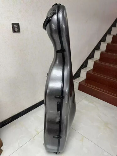 Funda para violonchelo 4/4 fibra de carbono estuche rígido para violonchelo 3,9 kg modelo Yo-yo Ma para carrocería ancha - Imagen 3 de 8