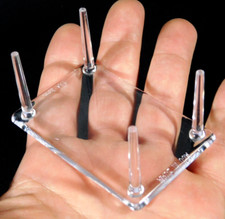 Display Stand Four Post Clear Lucite Small Size