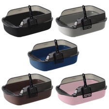XL Large Cat Litter Tray Scoop Kitten Toilet Deep Pan Open Litter Box High Sided