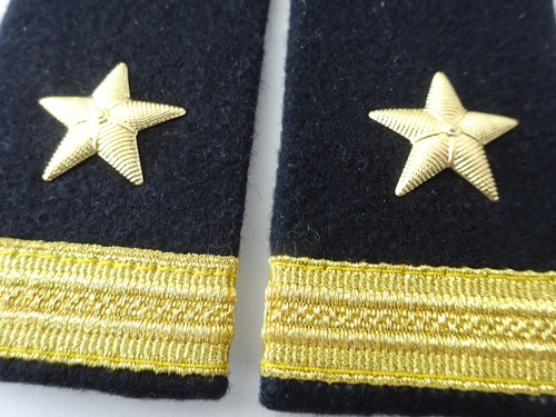 Bundeswehr Marine Navy coprispalle per camicia/giacca bianco tenente z. lago OF-1 - Foto 2 di 3