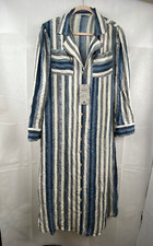 My Bra Fashion Shirt Dress size XL (UK 14-16) Long striped Cotton