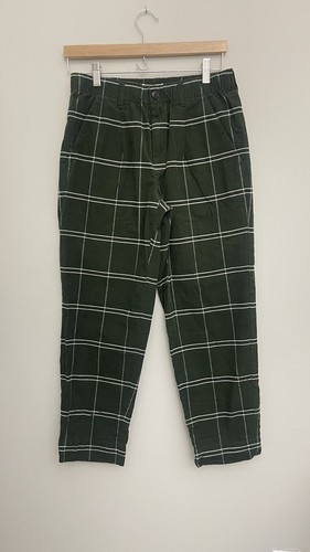 Madewell Women’s Green And White Pants Corduroy Plaid S - 第 1/8 張圖片