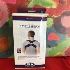 FLA Orthopedics Pro Lite DELUXE Clavicle Back Support Size Small New In Box