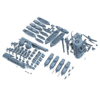 SSMODEL 330 1/429 Model Upgrade Sets USS Arizona GAMENS WWII | eBay