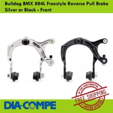 Dia-Compe Bulldog BMX 884L Freestyle Reverse Pull Brake Silver or Black - Front