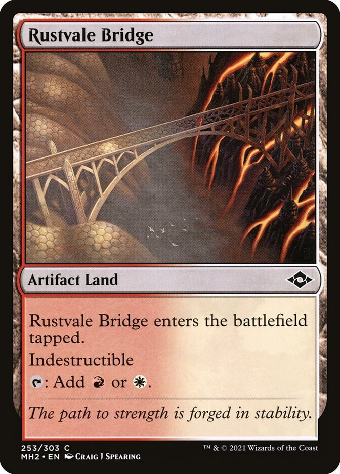 Rustvale Bridge (253) Modern Horizons 2 MH2 MTG Magic