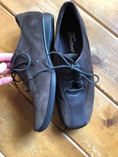 Trotters 9 NWOB Women's Brown Sueded Leather Oxfords-Gorgeous  