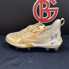 Oswaldo Cabrera New York Yankees GU Cleat Autographed Signed Steiner CX COA