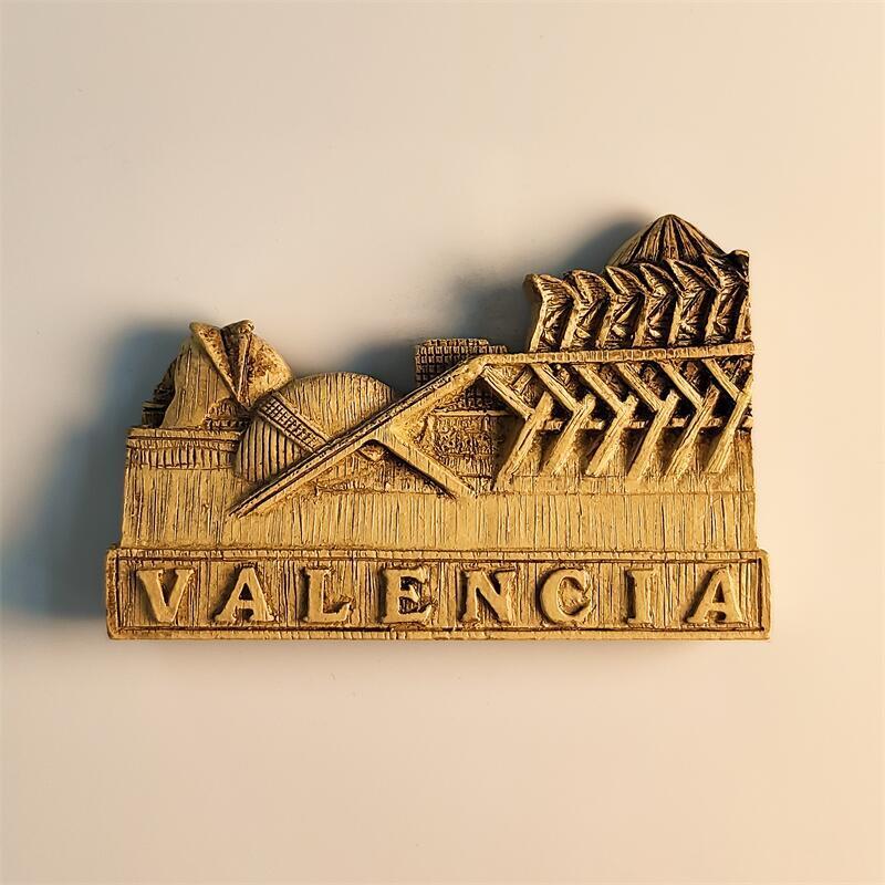 Valencia Spain Fridge Magnet Refrigerator Sticker Home Decor Resin Souvenir Gift