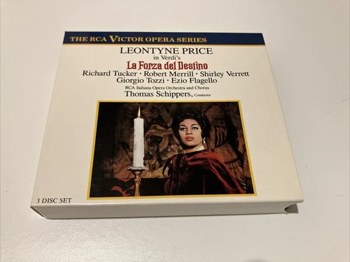 Leontyne Price La Forza Del Destino Thomas Schippers Verdi 3x CD Rca Victor Rare