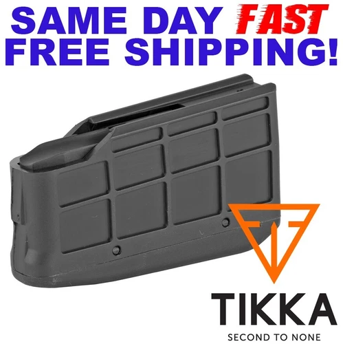 Tikka Factory OEM Rifle Magazine .223 Remington 4 Round Blue T3 5850370-image