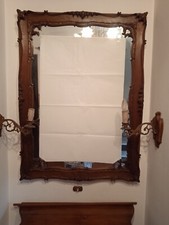 SPECCHIERA CON CONSOLLE E APPLIQUE PRIMI 900