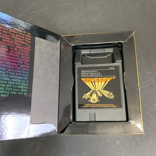VINTAGE Magnavox Odyssey 2 Game Gaming Console w/ Game, Cables, EUC OEM Box - Picture 7 of 24