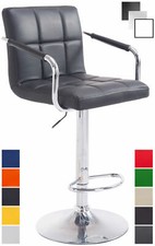 Barhocker Lucy V2 Barstuhl mit Lehne Thekenhocker Höhenverstellbar Tresenhocker