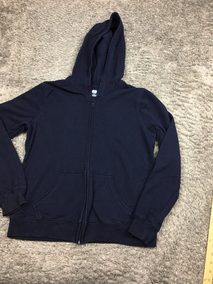 Chaqueta St Johns Bay Active para mujer talla mediana azul oscuro algodón SJB Foto 2 de 4