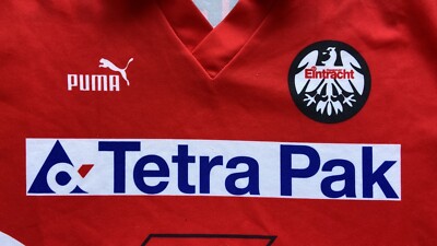 EINTRACHT FRANKFURT 1993 1995 HOME FOOTBALL SHIRT SOCCER JERSEY