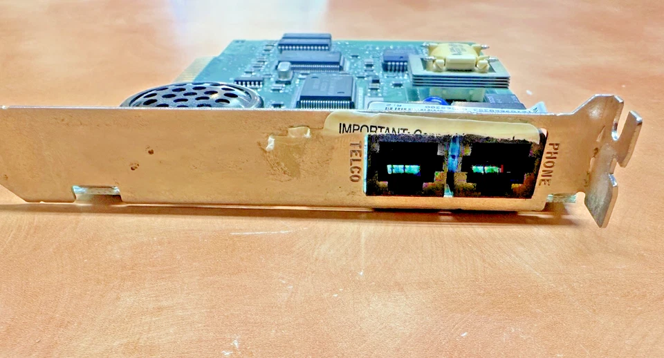 US Robotics Sportster 0460 56K ISA 8-Bit Modem Card 1.012.0335-C - Image 2 of 3