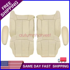 For 1999-2002 Chevy Tahoe Suburban Front Seat Cover Armrest Cover Shale Tan