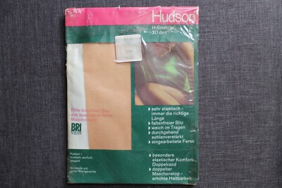 Vintage Hudson  H-Stretch Strapsstrümpfe Nylons Gr. 8,5 Inka Strümpfe 20 den OVP