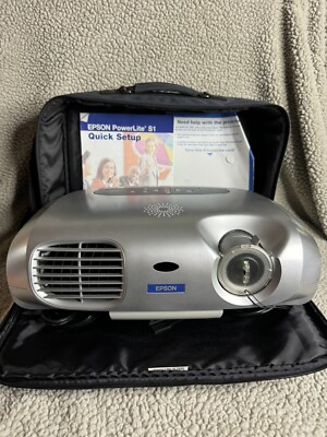 Epson PowerLite S1 LCD Projector~Model EMP-S1~Tested and Working