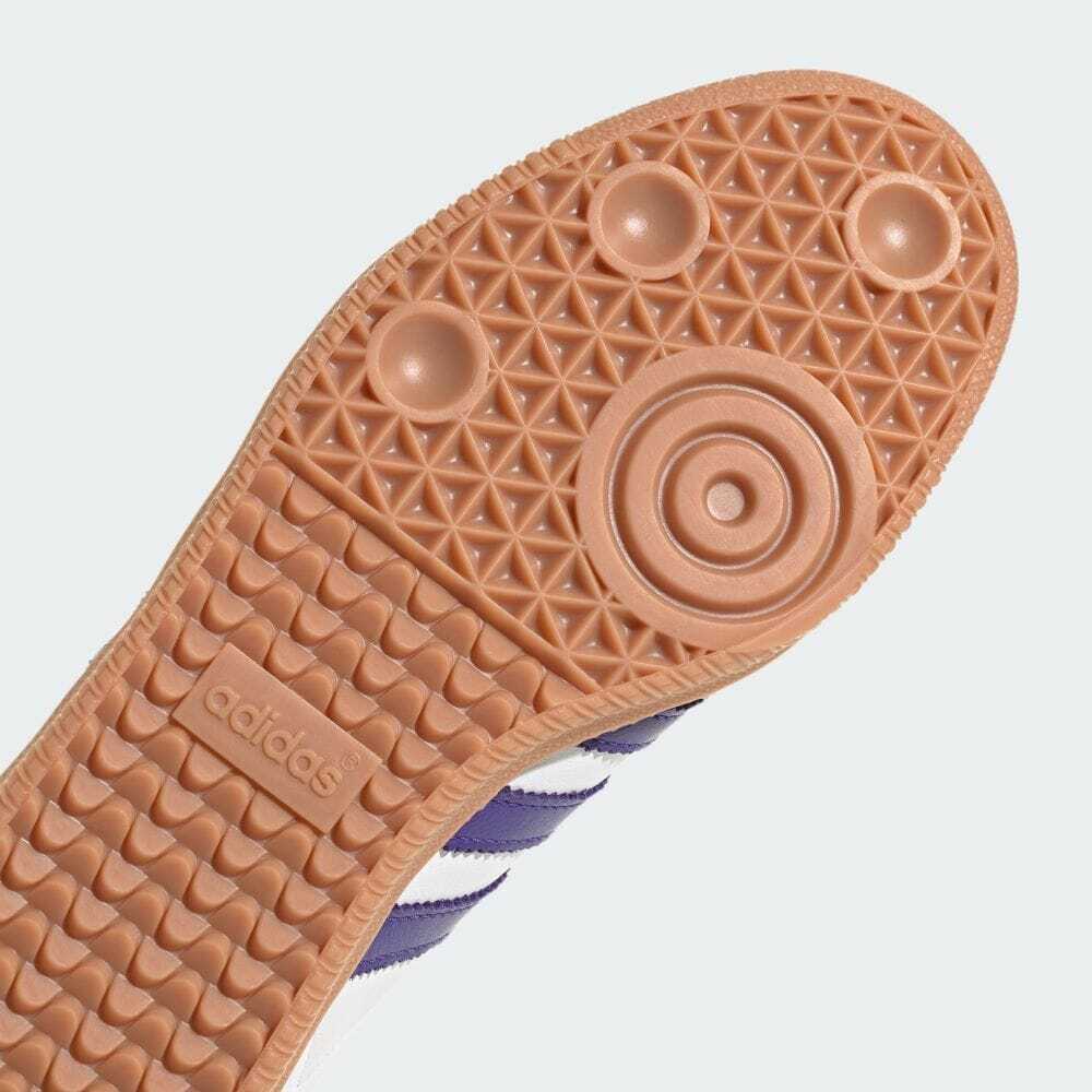 スニーカー ADIDAS Samba Original Women's IF6514 Adidas originals Women's SAMBA Sneakers WHITE PURPLE GUM