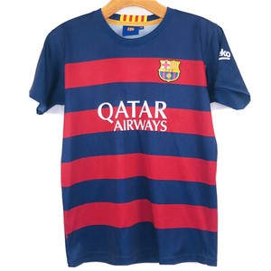 FC Barcelona #10 Messi Qatar Airways Youth Size 12 Medium ...