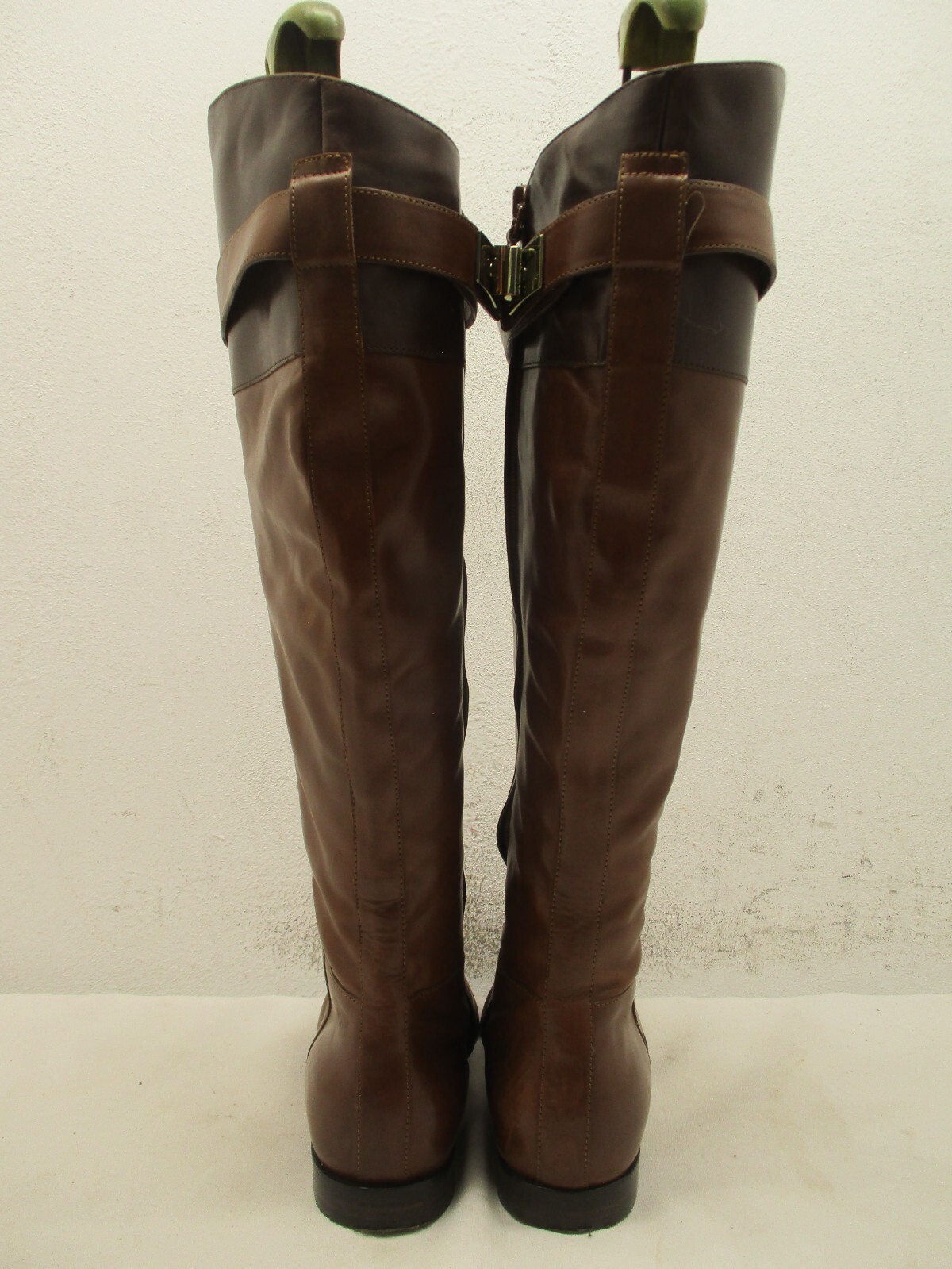 Cole Haan DAELIN Brown Leather Knee High Riding Boots Womens Sz 5.5 B Sty D38219