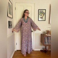 70s Vintage Butterfly Caftan