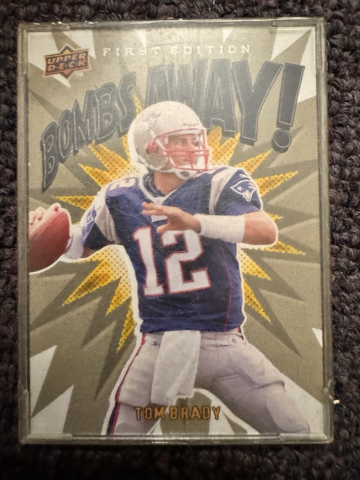 2009 Upper Deck First Edition Tom Brady Bombs Away