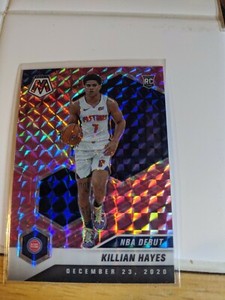 2020-21 Mosaic Pink Camo NBA Debut Killian Hayes