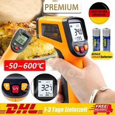 -50°C ~600°C Küche Laser Infrarot Thermometer Pyrometer Temperaturmessgerät