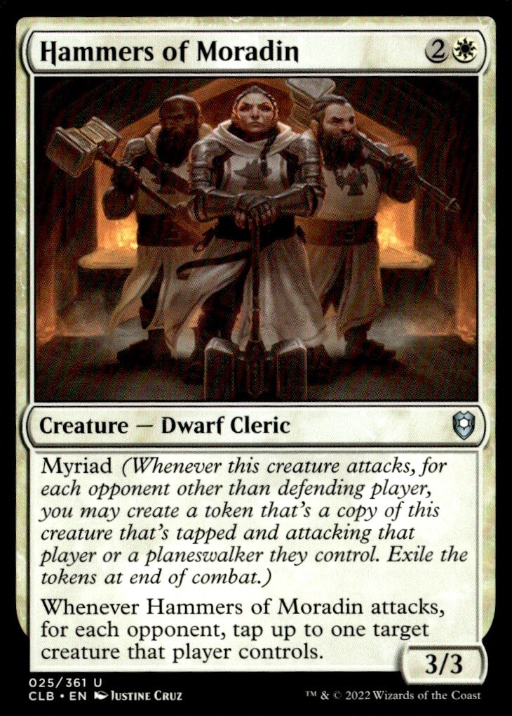 2022 Commander Legends: Battle for Baldur's Gate Hammers of Moradin