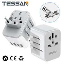 International Reisestecker 224 Ländern Travel Adapter mit 2- USB für EU US UK AU