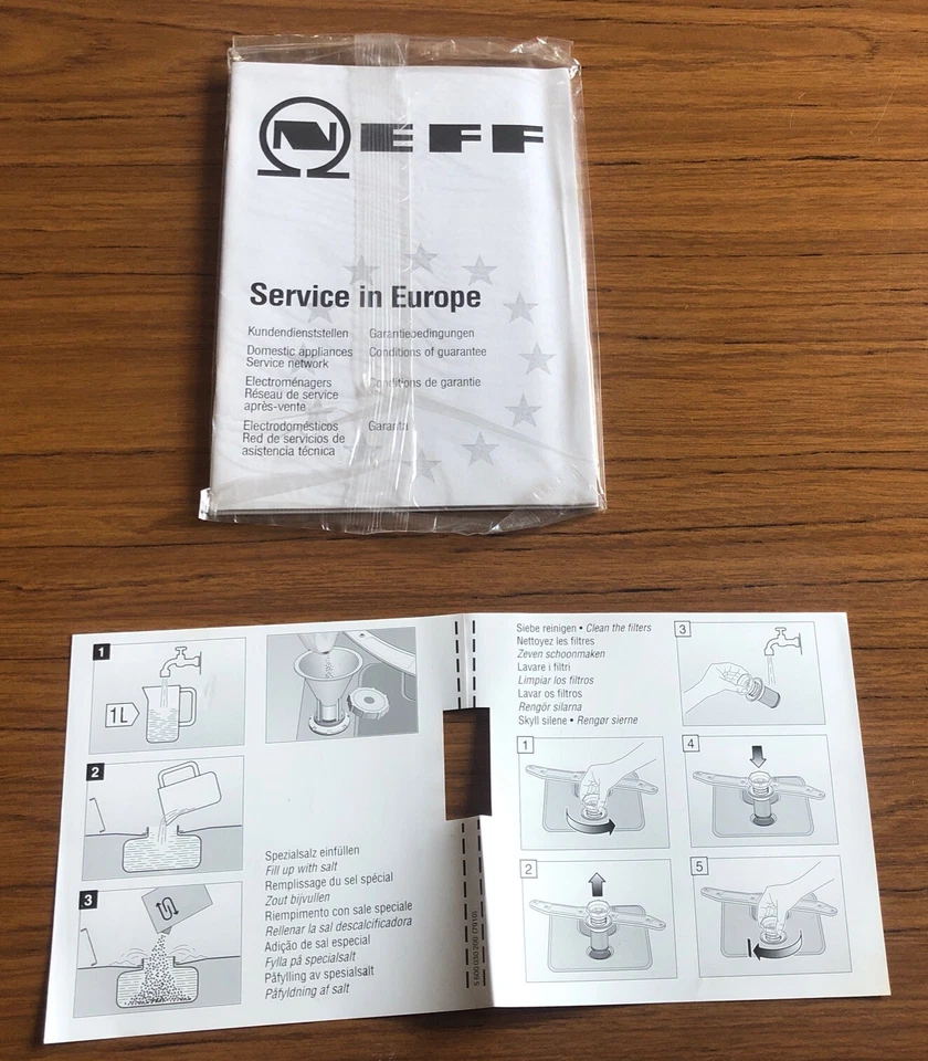 Neff Instrucciones de Uso Lavavajillas Sellado Neff Folleto/Folleto/Manual Foto 3 de 4