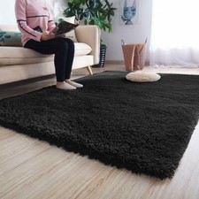 Fluffy Rugs Large Shaggy Rug Living Room Bedroom Anti Slip Soft Carpet Floor Mat