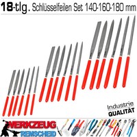 18-Tlg SchlüSselfeilen Nadelfeilen PräZisions Modelbau Metall Feilen 140 160 180